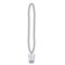 12 Pack Bulk Graduation Party Bead Necklaces with Grad Glass - silver
